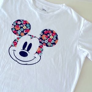 Mickey Floral Crop Top